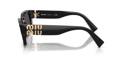 MIU MIU MU C04S - 16K08Z - 53 Ochelari de soare Negru Pătrat