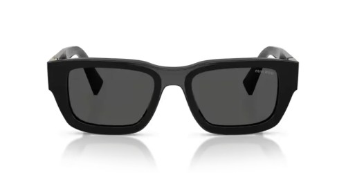 MIU MIU MU C04S - 16K08Z - 53 Ochelari de soare Negru Pătrat