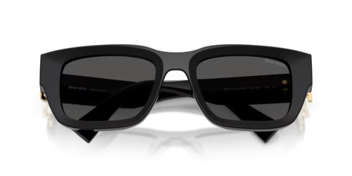 MIU MIU MU C04S - 16K08Z - 53 Ochelari de soare Negru Pătrat