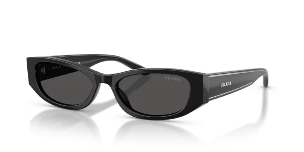 PRADA PR D22S - 16K08Z - 54 Ochelari de soare Negru Dreptunghi