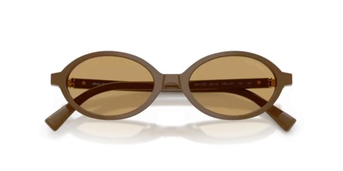 MIU MIU MU 04ZS - 29Q10Y - 50 Ochelari de soare Maro Oval