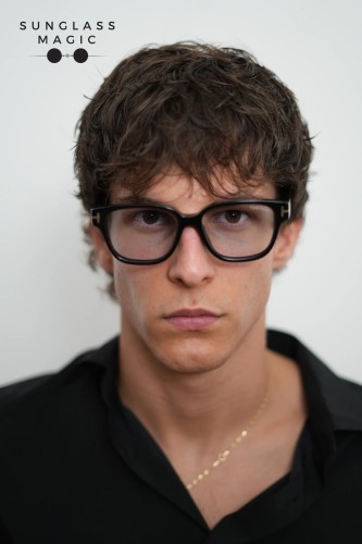 Tom Ford TF1273-D ECO - 01V - 54 Cadru optic Negru Pătrat