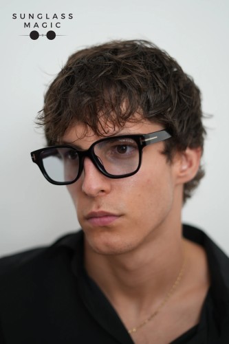 Tom Ford TF1273-D ECO - 01V - 54 Cadru optic Negru Pătrat