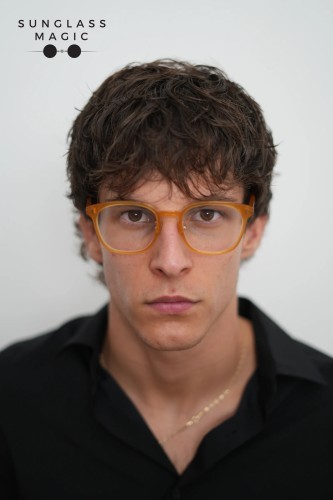Tom Ford TF5997-K-B ECO - 047 - 51 - CU LENTILE CU FILTRU PENTRU LUMINĂ ALBASTRU-VIOLET Cadru optic Maro Pernă (rotunjită)