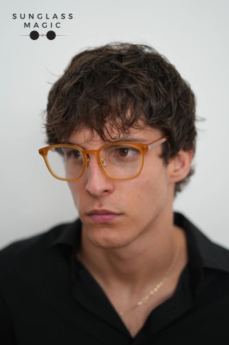 Tom Ford TF5997-K-B ECO - 047 - 51 - CU LENTILE CU FILTRU PENTRU LUMINĂ ALBASTRU-VIOLET Cadru optic Maro Pernă (rotunjită)