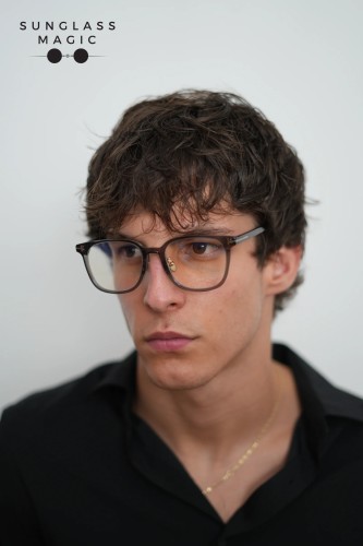 Tom Ford TF5998-K-B - 020 - 51 - CU LENTILE CU FILTRU PENTRU LUMINĂ ALBASTRU-VIOLET Cadru optic Gri Pernă (rotunjită)