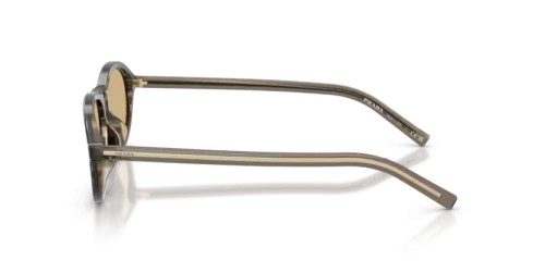 PRADA PR D20SU - 26O10R - 56 Ochelari de soare În dungi abanos Oval