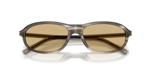 PRADA PR D20SU - 26O10R - 56 Ochelari de soare În dungi abanos Oval