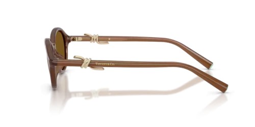TIFFANY & CO. TF4266U - 847183 - 51 - CU LENTILE POLARIZATE Ochelari de soare Transparent miere Oval