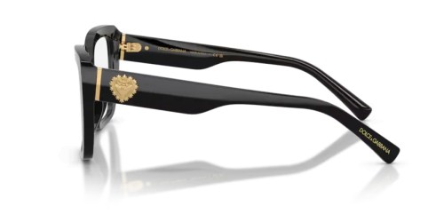 DOLCE & GABBANA DG3441 - 501 - 53 Cadru optic Negru Pătrat