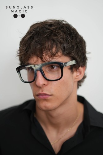 Gucci GG1712S NO CLIP - 003 - 52 Cadru optic Negru, Cu model Pătrat