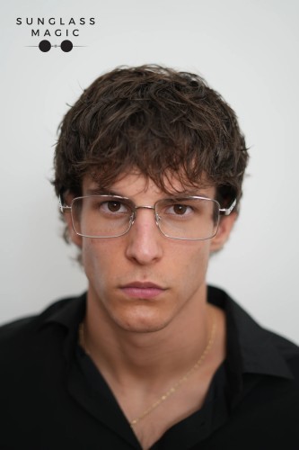 Gucci GG1586O - 003 - 56 Cadru optic Argint, Verde Pătrat