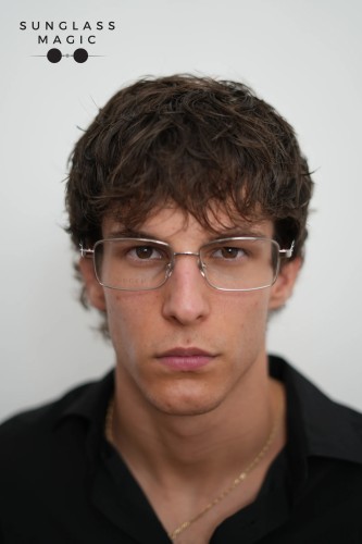 Gucci GG1586O - 006 - 59 Cadru optic Argint, Verde Pătrat