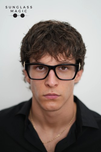 VERSACE VE3368U - ​GB1 - ​55 Cadru optic Negru Pătrat