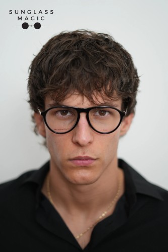 Givenchy GV0097 - 807 - 51 Cadru optic Aur, Negru Pilot (aviator)