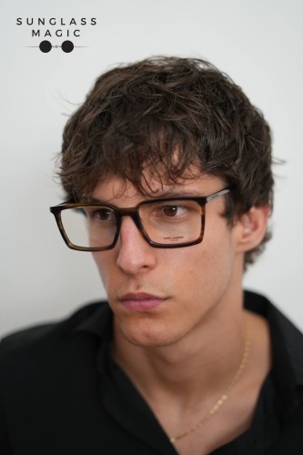 Saint Laurent SL624 - 004 - 54 Cadru optic Havanna Pătrat