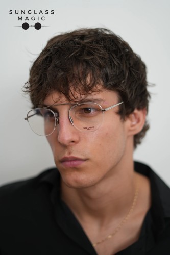 Saint Laurent SL576 - 001 - 51 Cadru optic Argint Rotund