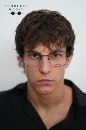 Saint Laurent SL682/F - 002 - 53 Cadru optic Negru Pernă (rotunjită)