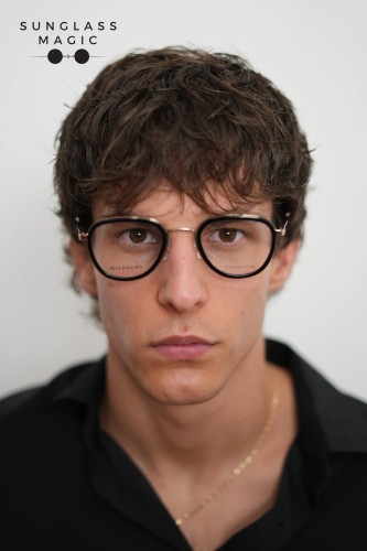 Givenchy GV0120 - RHL - 49 Cadru optic Aur, Negru Rotund