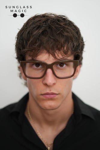 Off-White OERJ07M (STYLE 7M) - 7400 - 56 Cadru optic Maro Pătrat