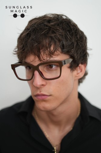 Off-White OERJ07M (STYLE 7M) - 7400 - 56 Cadru optic Maro Pătrat