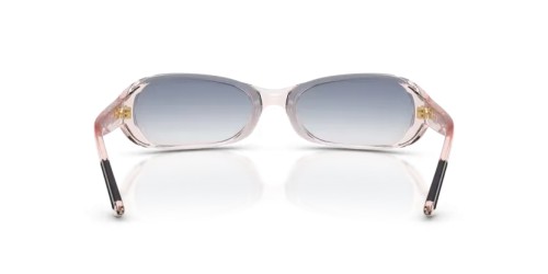 MIU MIU MU C07SU - 28S41G - 62 Ochelari de soare Semitransparent roz Dreptunghi