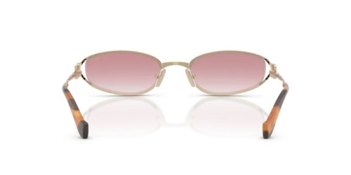 MIU MIU MU C51S - ZVN70O - 54 Ochelari de soare Aur deschis Neregulat