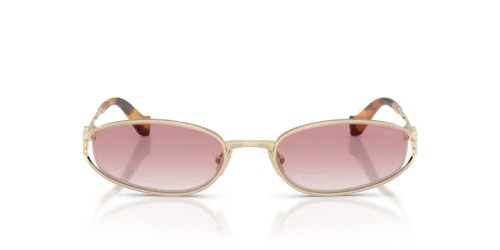 MIU MIU MU C51S - ZVN70O - 54 Ochelari de soare Aur deschis Neregulat