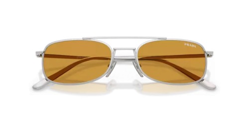 PRADA PR D59S - 1BC50P - 54 Ochelari de soare Argint Perină