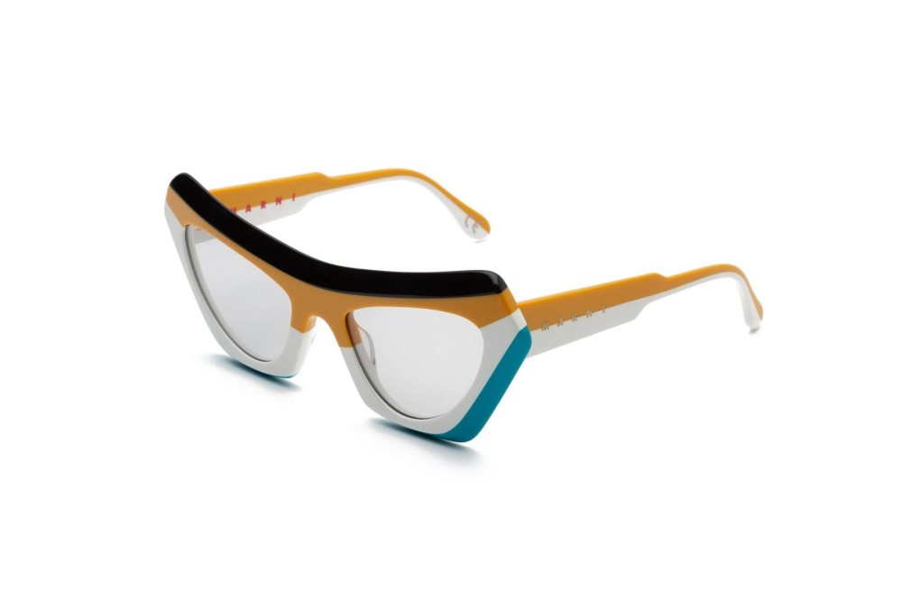 Marni - Ochelari de soare - P1N Marni Devil's Pool Striped - 56