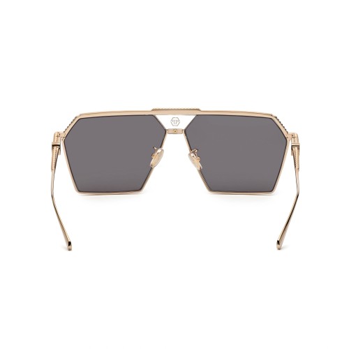 Philipp Plein SPP076M STUD - 0301 - 66 Ochelari de soare Rose Gold Pătrat