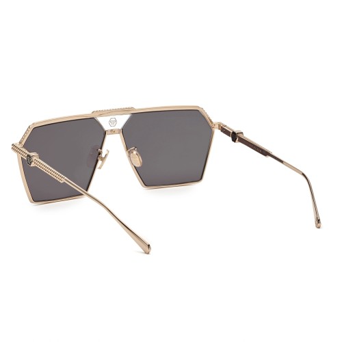 Philipp Plein SPP076M STUD - 0301 - 66 Ochelari de soare Rose Gold Pătrat