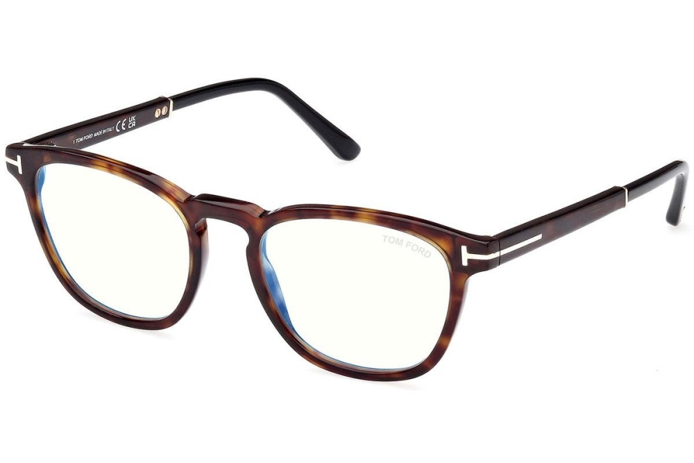 Tom Ford TF5890-B ECO - 056 - 51 Cadru optic Havanna Rotunjit