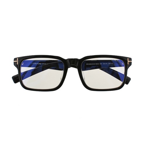 Tom Ford - Cadru optic - TF6006-D-B ECO - 001 - 53 - CU LENTILE CU FILTRU PENTRU LUMINĂ ALBASTRU-VIOLET