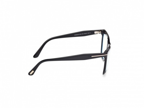 Tom Ford - Cadru optic - TF6064-B-ECO - 001 - 56 - CU LENTILE CU FILTRU PENTRU LUMINĂ ALBASTRU-VIOLET