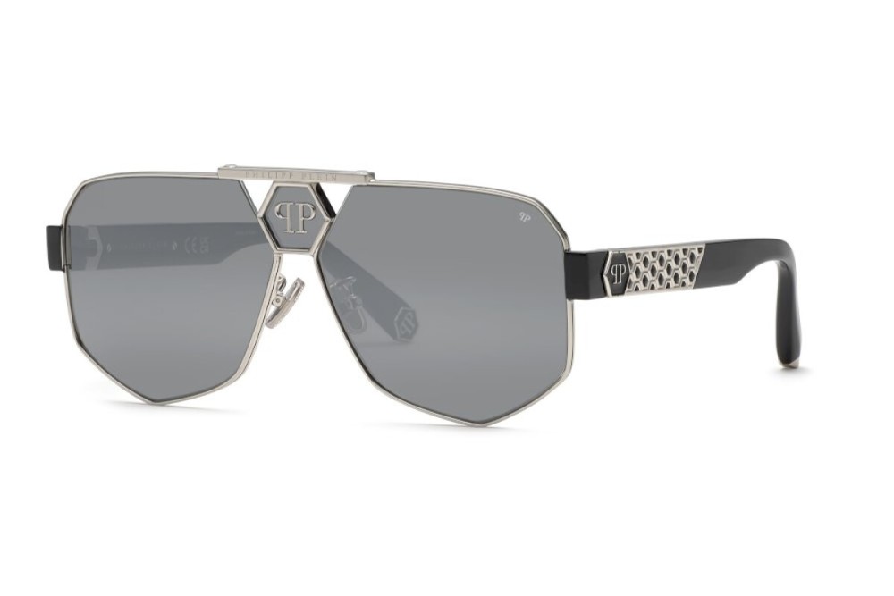 Philipp Plein - Ochelari de soare - SPP107 BADGE - 523X - 63