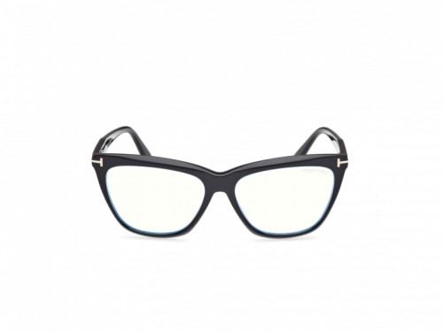 Tom Ford - Cadru optic - TF6064-B-ECO - 001 - 56 - CU LENTILE CU FILTRU PENTRU LUMINĂ ALBASTRU-VIOLET